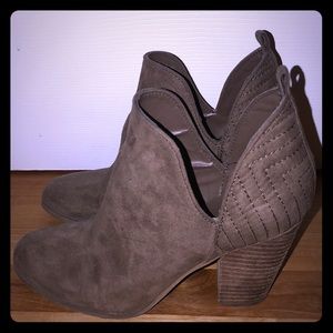 Stacked Heel Booties